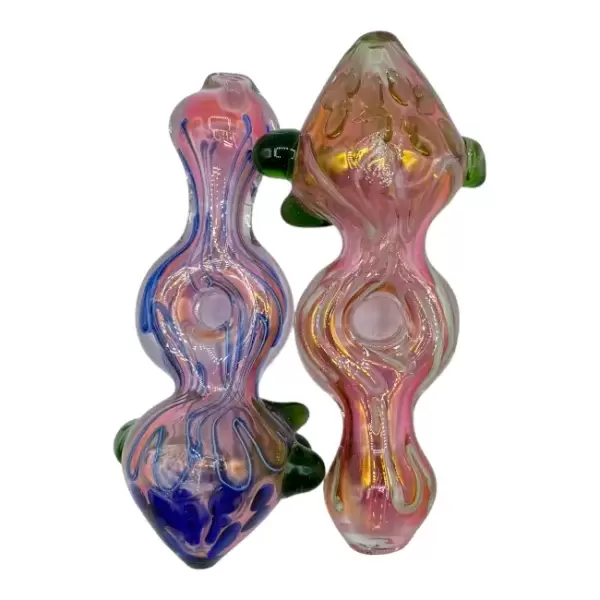 NBC - GLASS PIPE - HAND PIPE - 1CT - 5" - ASSORTED