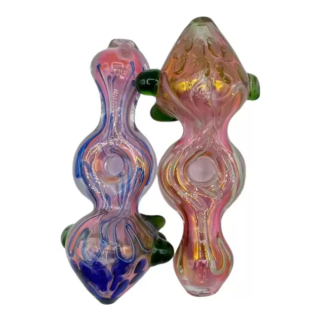 NBC - GLASS PIPE - HAND PIPE - 1CT - 5" - ASSORTED