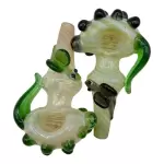 NBC - GLASS PIPE - HAND PIPE - 1CT - 4.5" - ASSORTED